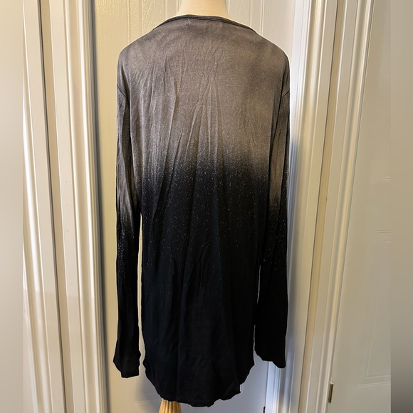 🌞LAST CHANCE🌞 💥3 for $20💥 Unique Vintage Slinky Long Ombré Cardigan Sweater - Picture 7 of 8